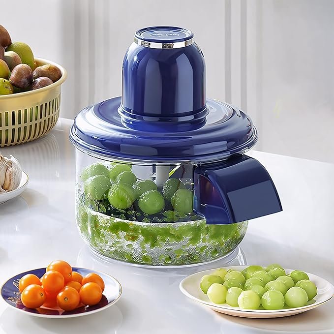 Peladora Eléctrica Automática para Uvas y Tomates, Pelador Inalámbrico Recargable para Ajo y Frutas Pequeñas, Uso Doméstico y Comercial