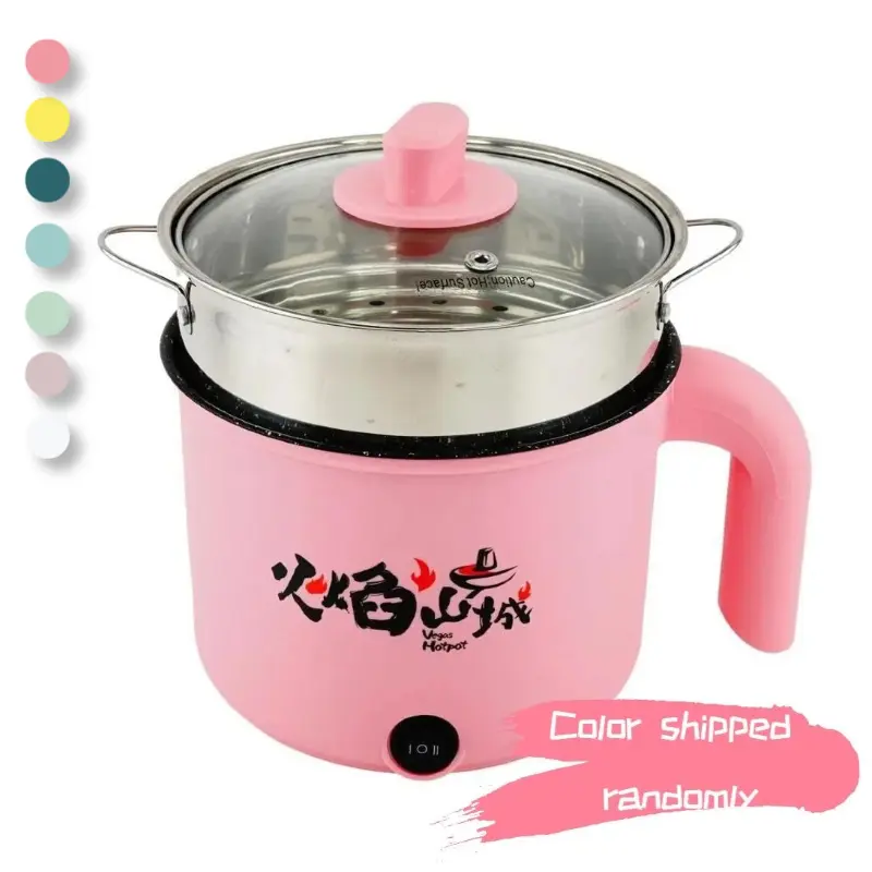 18cm Ramen Pot with Steamer, Small Multifunction Cooking Pot