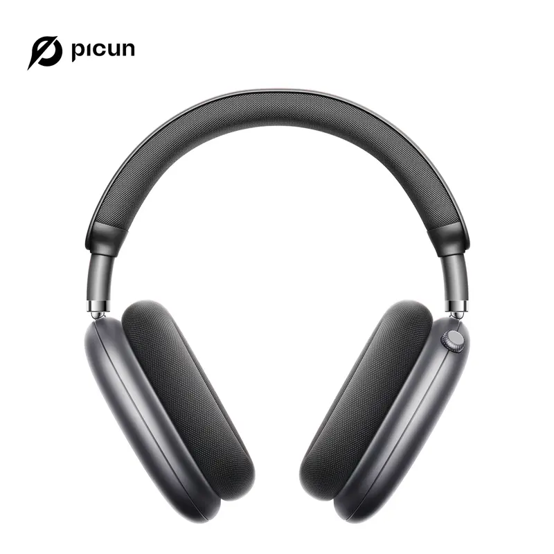 Picun F8 Pro Noise Cancelling Headphones, Wireless Over-Ear Bluetooth Headphones with Hybrid ANC, 140 Hours Playtime, Custom Sound and Head Tracking